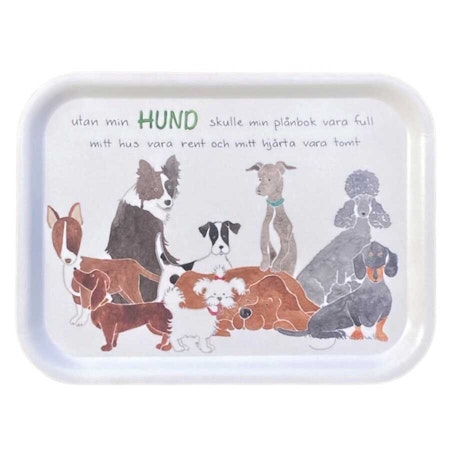 Frukostbricka Hund