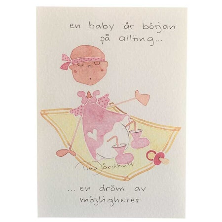 Enkelkort En baby