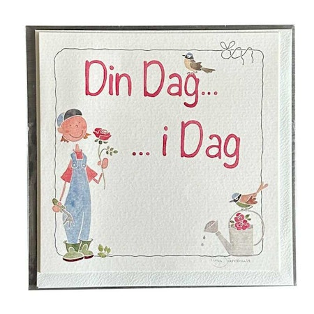 Dubbelkort m kuvert, Din Dag i Dag