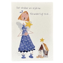 Julkort Det strålar en stjärna