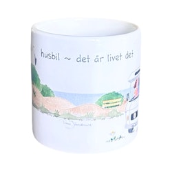 Kaffemugg Husbil, 180 ml