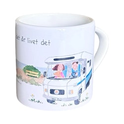 Kaffemugg Husbil, 180 ml