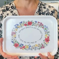 Frukostbricka Grattis