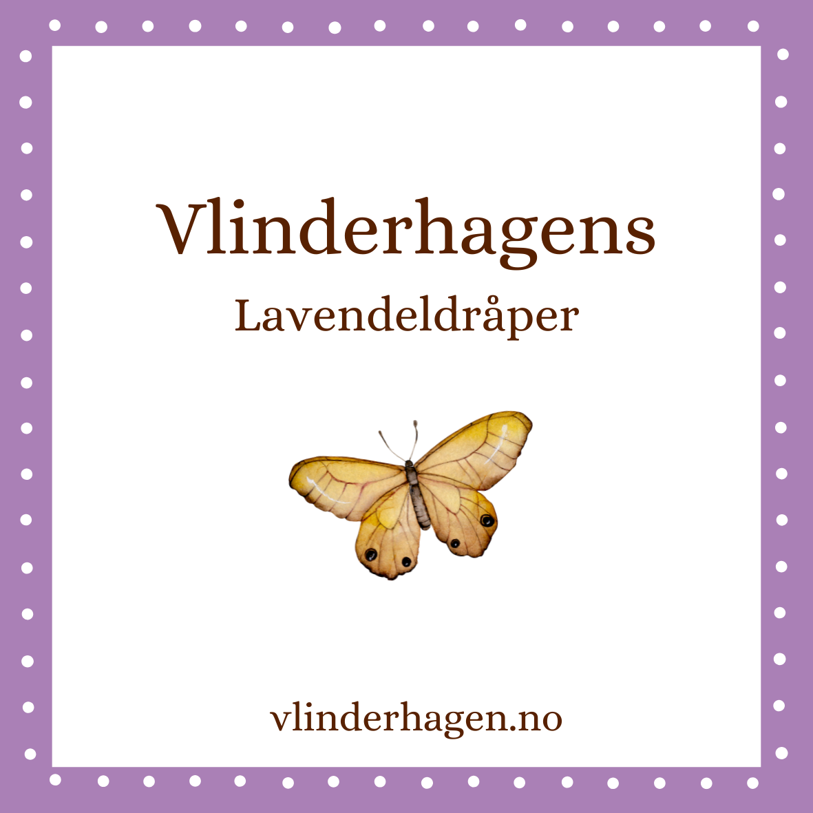 Vlinderhagens Lavendeldråper 10ml/50ml