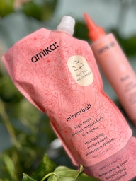 AMIKA Mirrorball High shine + protect antioxidant shampoo REFILL 500ml