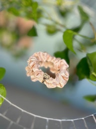 Stella Details Scrunchie Champagne