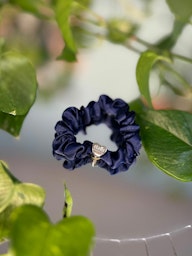 Stella Details Scrunchie Mörkblå