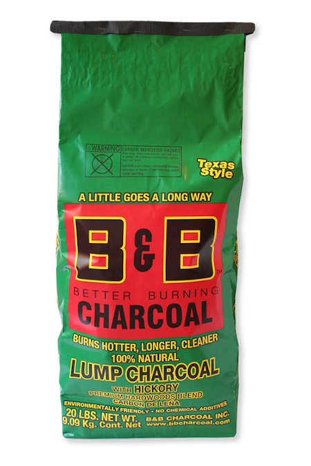 B&B Hickory Lump Charcoal 9 kg