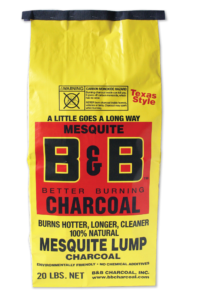 B&B Mesquite Lump Charcoal 9 kg