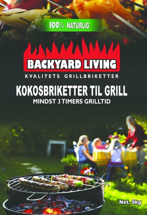 Backyard Kokosbriketter 9kg - South Side BBQ AB