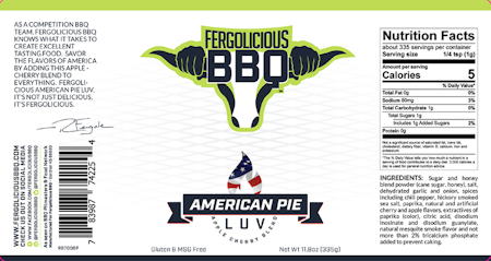 Fergolicious American Pie Luv (335 g)