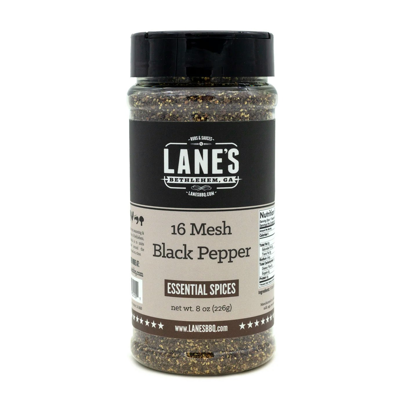 Lane´s Black Pepper (16 Mesh) (226 g)