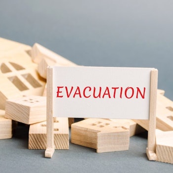 Evakuering av äldrehem (mallplan)