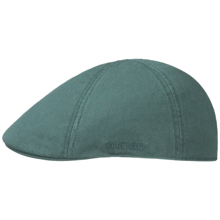 Texas Sun Protection Flat Cap Green - Stetson