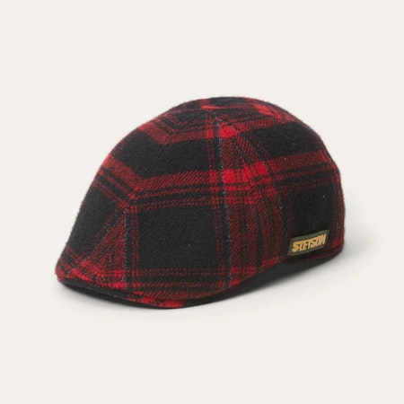 Texas Virgin Shadow Plaid Check Red/Black - Stetson