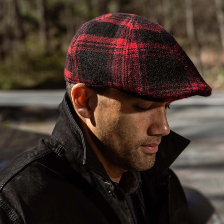 Texas Virgin Shadow Plaid Check Red/Black - Stetson