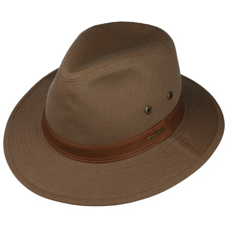 Hatt Traveller Cotton Brun - Stetson