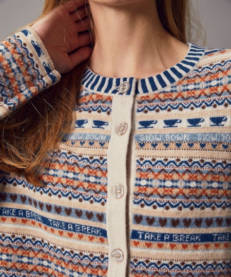 Cardigan ANNALISA beige - Jumperfabriken