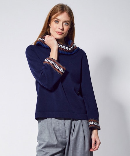 Jumper TESSY Navy - Jumperfabriken