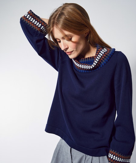 Jumper TESSY Navy - Jumperfabriken