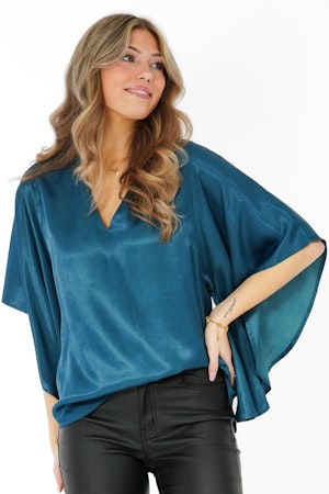 Brie Blouse Petrol - Capri Collection