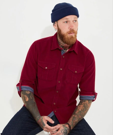 Skjorta Carefree Cord Shirt - Joe Browns