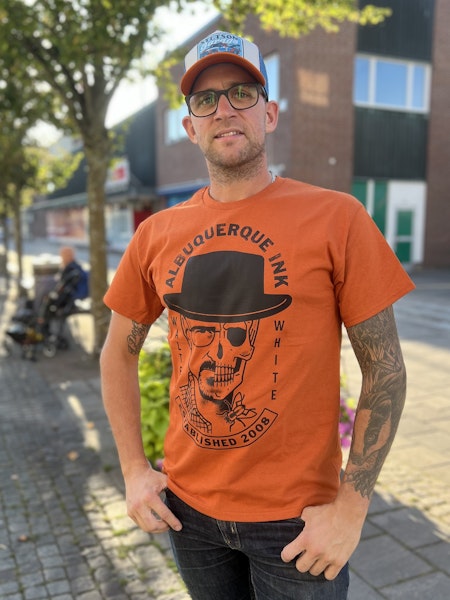 T-Shirt Albuquerque Ink  Breaking Bad Burnt Orange - Hybris