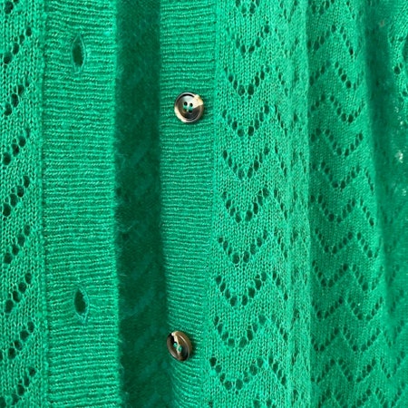 Stickat cardigan Monny Green - Soulmate