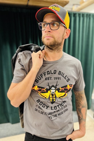 T-Shirt Buffalo Bill's Body Lotion D.Grey - hybris