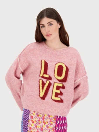 Stickat Laurel Pink Sweater - Me369