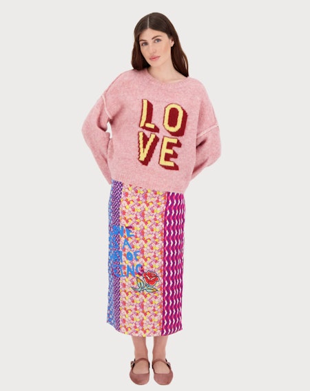 Stickat Laurel Pink Sweater - Me369