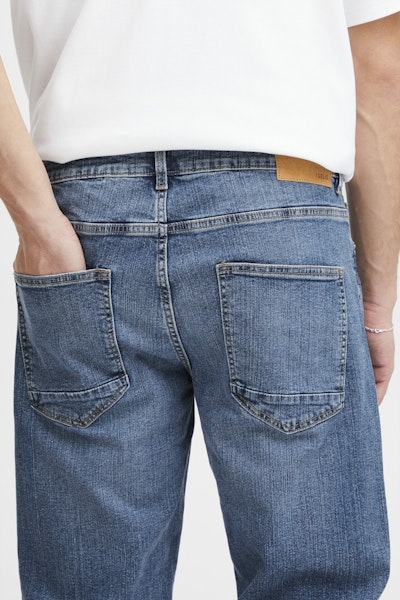 Jeans SDDunley Ryder Mellan blå Denim - Solid