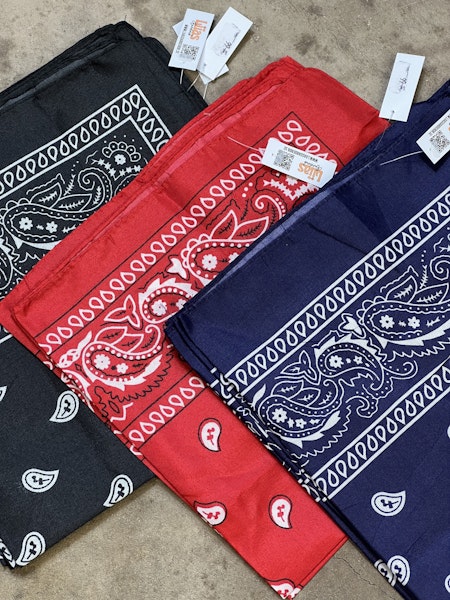 Snusnärduk/skarf clasic paisley Red - Liias Garderob