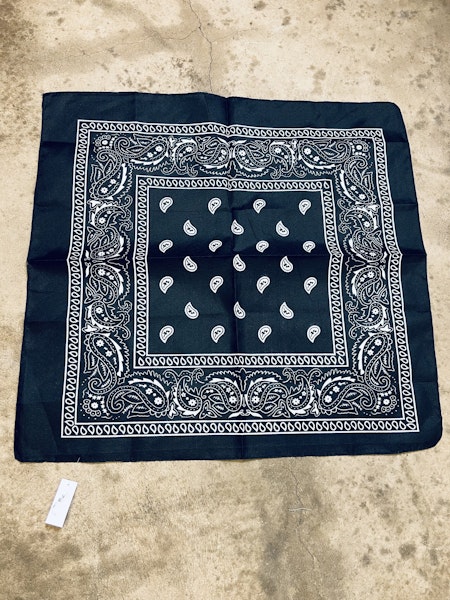 Snusnärduk/skarf clasic paisley Black - Liias Garderob