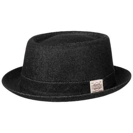 Hatt Hållbar Pork Pie Denim - Stetson