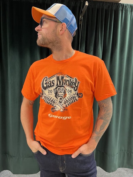 T-Shirt Gas Monkey Garage Spring Coils orange - Hybris