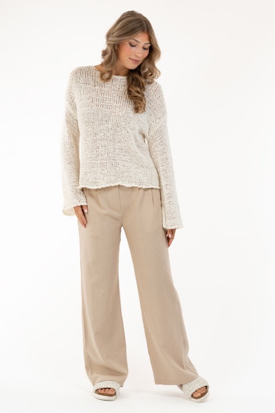 Stickat Vendela Vanilla - Capri Collection
