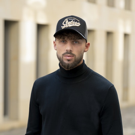 Sedan 1865 Trucker keps Black - Stetson