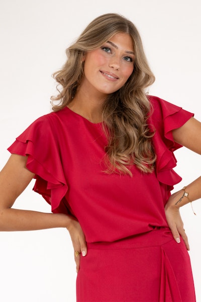 Topp Vanessa Red- Capri Collection