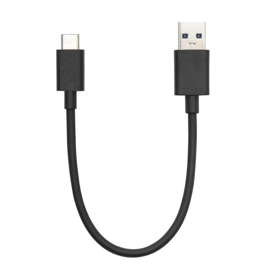USB-C-kabel Sort 0,2 m