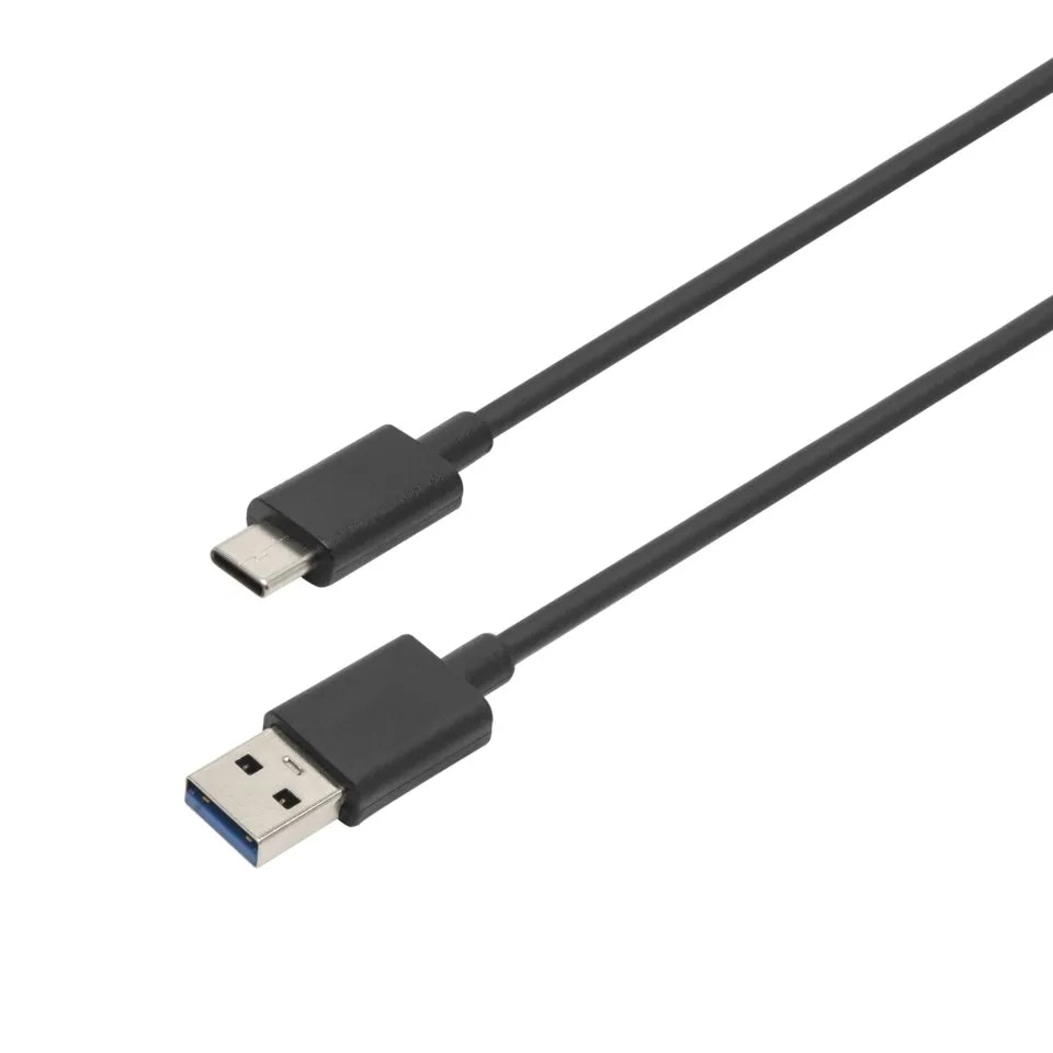 USB-C-kabel Sort 0,2 m