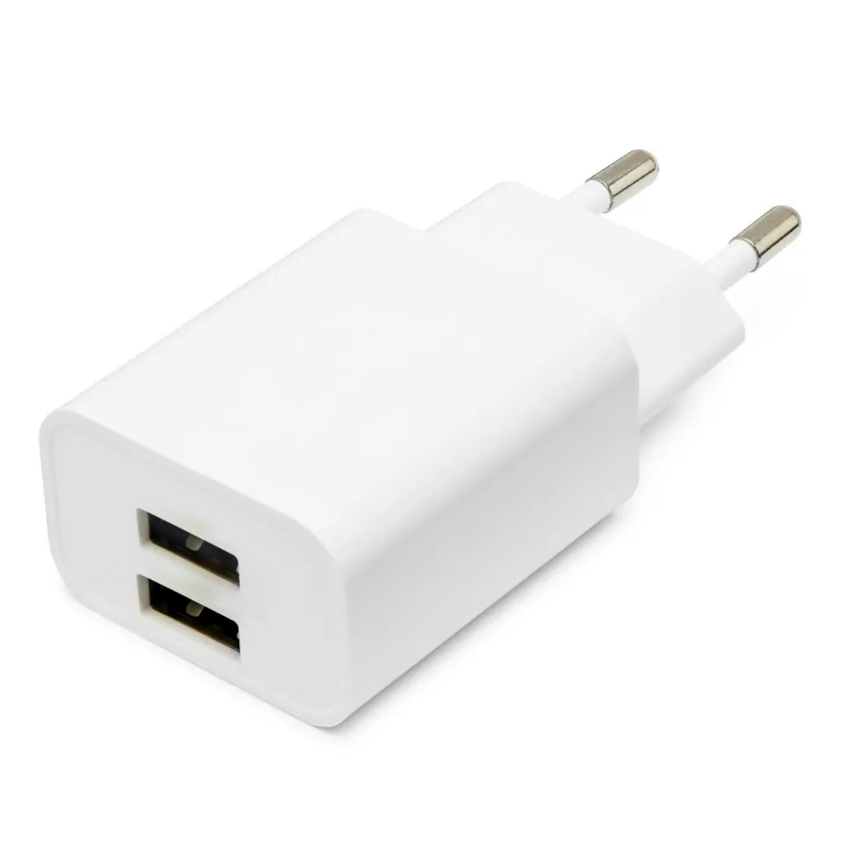 Mini USB-lader 2,4 A Hvid