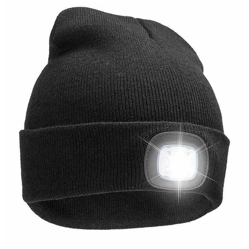 LED Lamp Beanie - Black