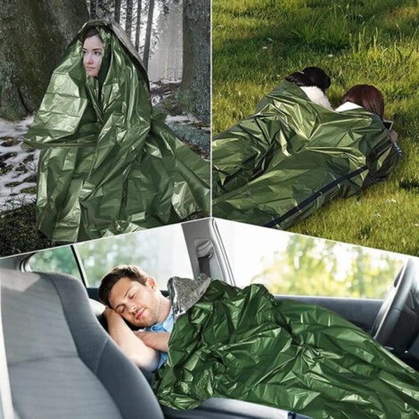 Emergency Sleeping Bag Green