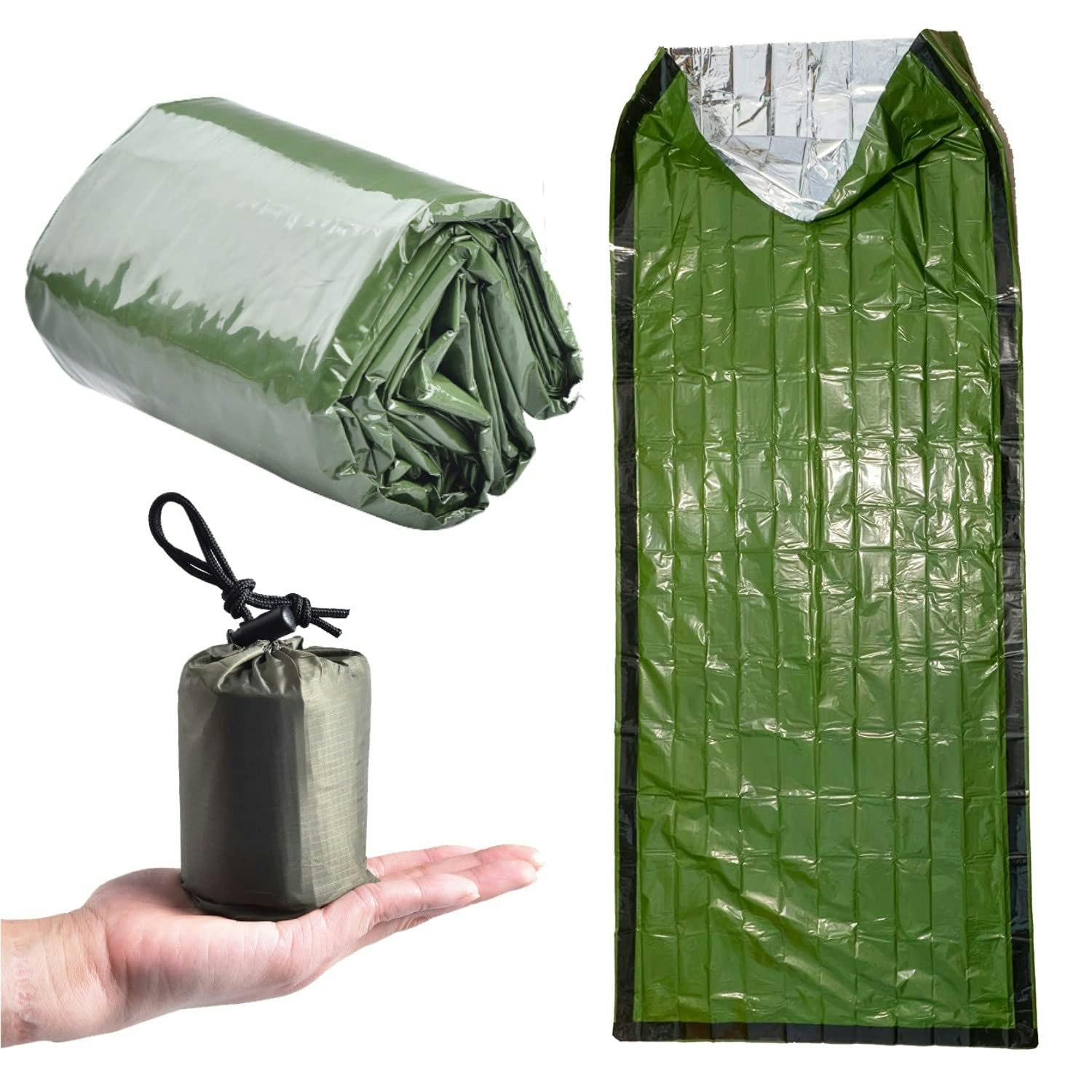 Emergency Sleeping Bag Green