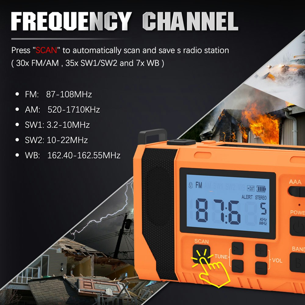 Emergency Radio Ultra 10000mAh