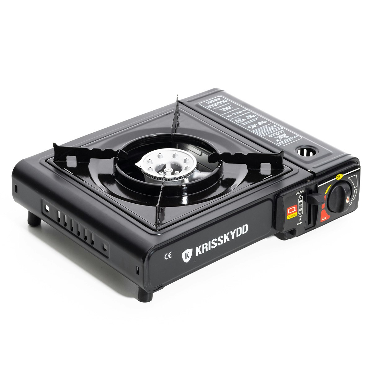 Portable gas stove with CE marking