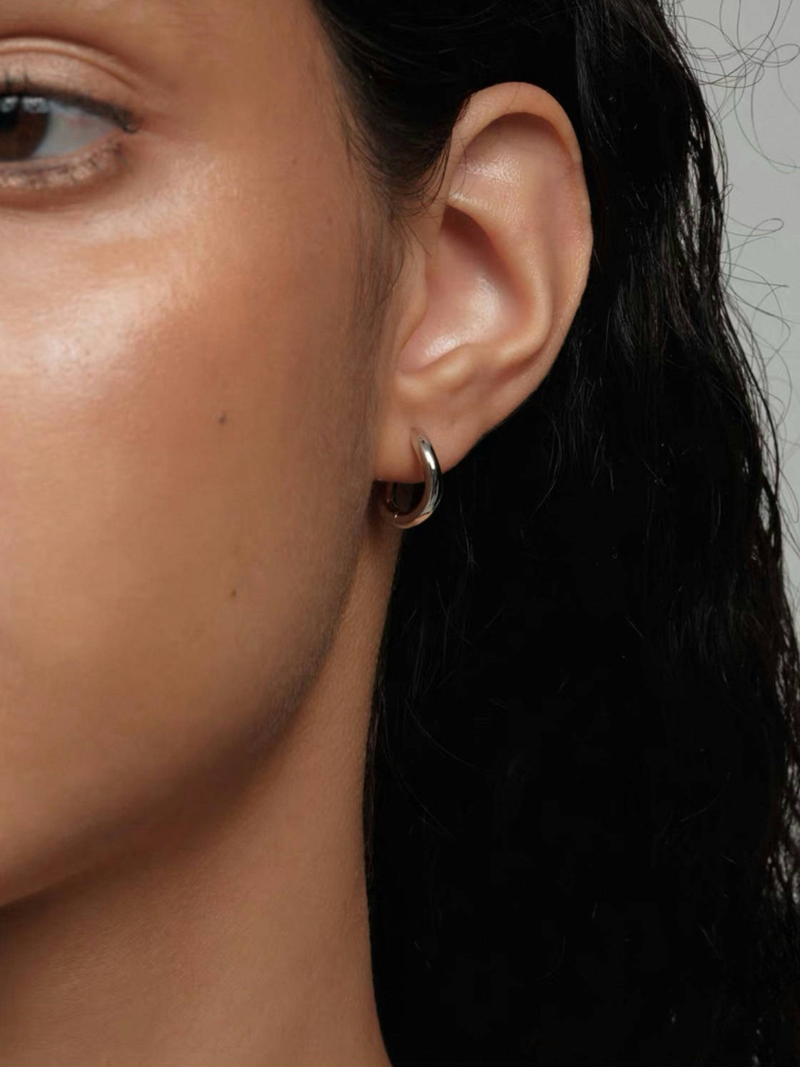 Hoops i äkta silver 12mm