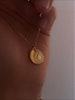 Halsband i stål med 18K guldplätering