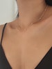 REA Guldfärgat halsband med kulkedja